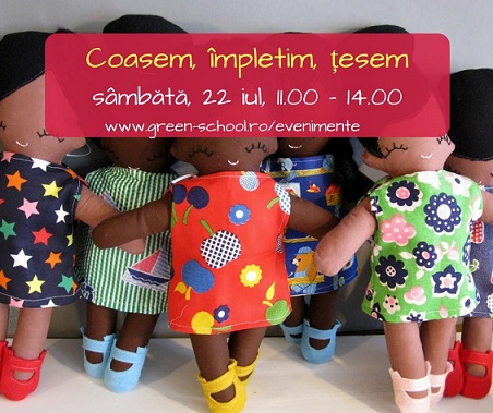 22.07 Eveniment pentru copii: Coasem, împletim, țesem