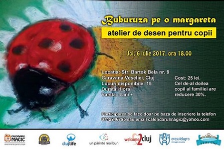 06.07 Buburuza pe o margareta – Atelier de desen pentru copii