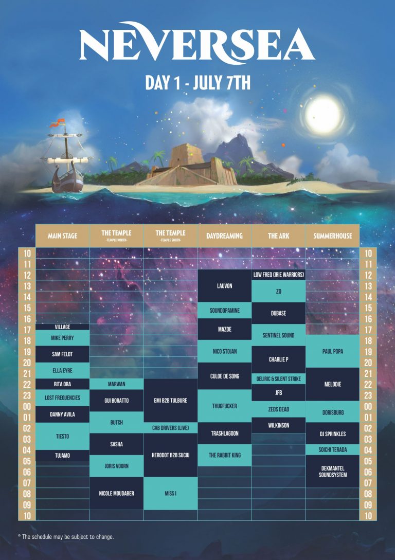 07-09.07 Festival: Neversea 2017
