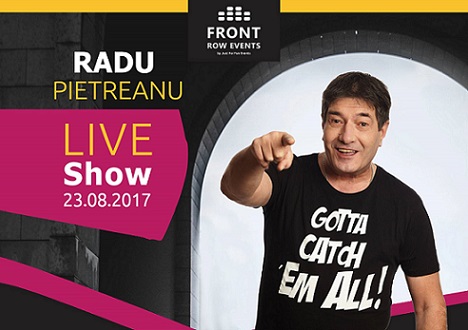 23.08 Seară de stand-up comedy cu Radu Pietreanu