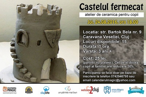 24.08 Atelier de ceramica pentru copii: Castelul fermecat