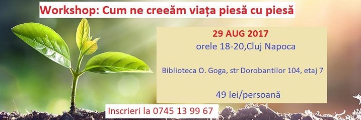 29.08 Workshop: Cum ne creeam viata piesa cu piesa