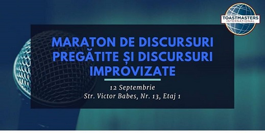 12.09 Concurs: Maraton de discursuri pregătite și discursuri improvizate