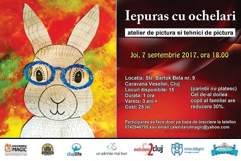 7.09 Atelier de pictura pentru copii: Iepuras cu ochelari