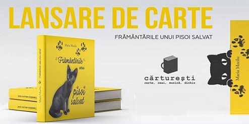 28.02 Lansare de carte: Framantarile unui pisoi salvat
