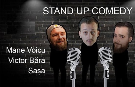9.02 Stand-up comedy cu Mane Voicu, Victor Băra și Sașa