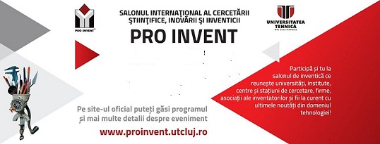 21-23.03 ProInvent – Salon internațional de Inventică și Cercetare