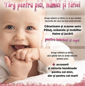 21.04 Targ pentru pici, mamici si tatici