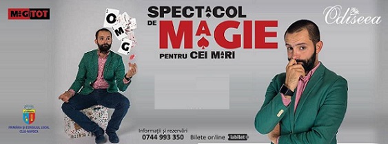 27.04 Spectacol de magie pentru cei mari: OMG Magitot