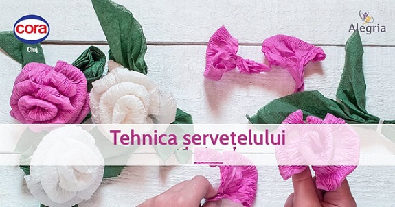 12.05 Eveniment pentru copii: Alegria Eco Fun – Tehnica servetelului