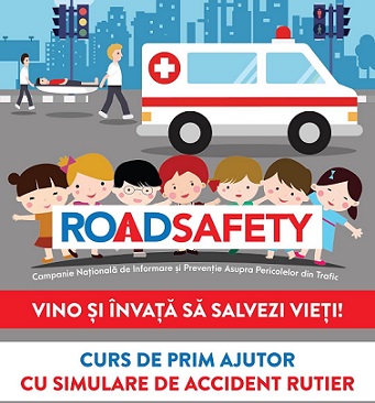 12.05 Curs de prim ajutor cu simulare de accident auto