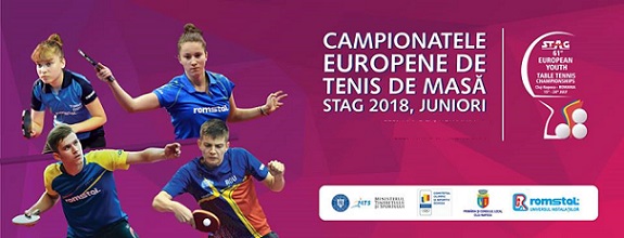 15-24.07 Campionatele Europene de Tenis de Masa STAG 2018, Juniori