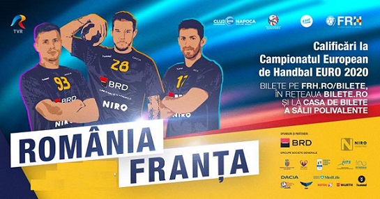 28.10 Handbal Masculin: România – Franța