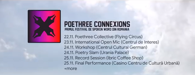 22-25.11 Poethree Connexions Festival