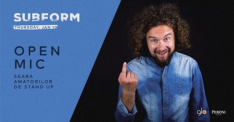 24.01 Stand-up comedy: Open Mic with Sașa