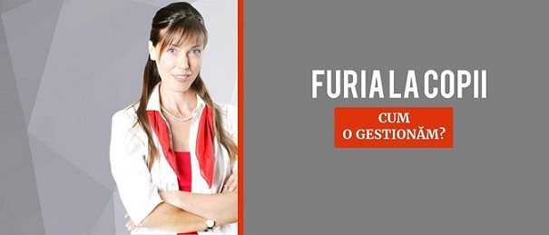 10.04 Conferința: Furia la copii – cum o gestionăm?