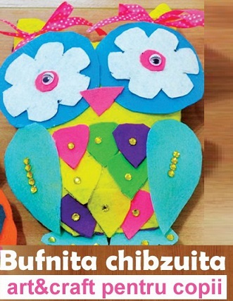 20.06 Atelier de art&craft pentru copii: Bufnita chibzuita