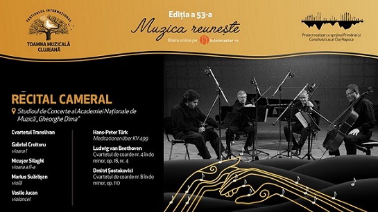 15.10 Recital cameral: Cvartetul Transilvan