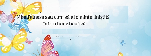 21.01 Prezentare: Mindfulness sau cum sa ai o minte linistita, intr-o lume haotica