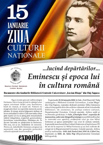 22.01 Expozitie: Ziua Culturii Nationale