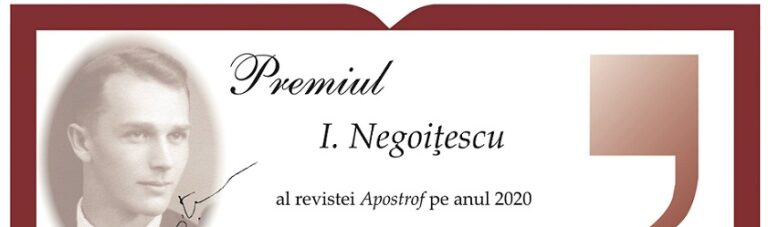 25.11 Gala de decernare a premiilor revistei Apostrof