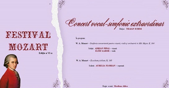 6.02 Festivalul Mozart: Concert extraordinar