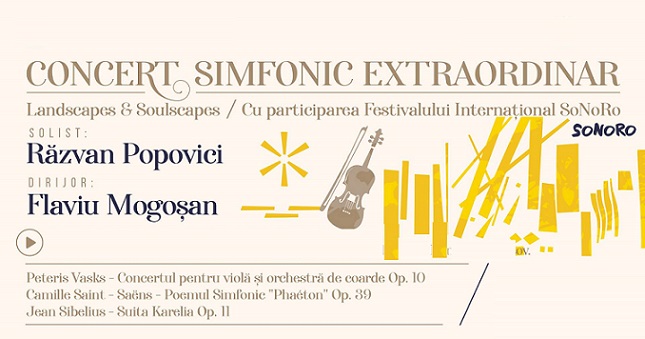 25.03 Eveniment cultural: Concert Simfonic Extraordinar