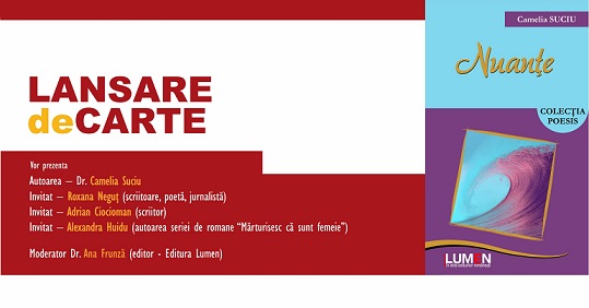 18.03 Lansare de carte: Nuante
