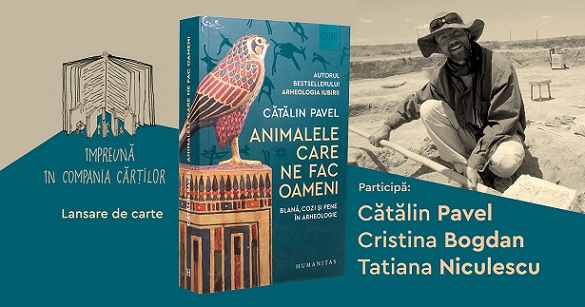15.06 Lansare de carte: Animalele care ne fac oameni