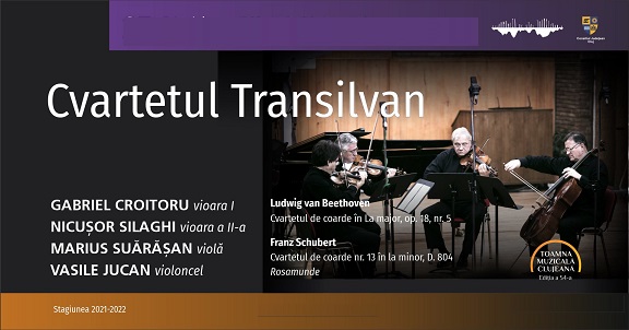 27.10 Recital cameral – Cvartetul Transilvan
