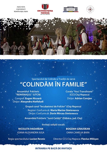 16.12 Spectacol de colinde: Colindăm in familie