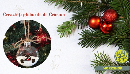 22.12 Atelier pentru copii: Globuri de Crăciun