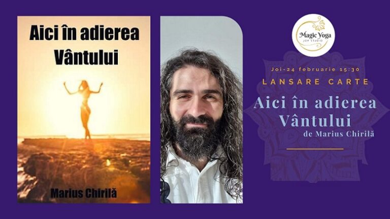 24.02 Lansare carte: Aici în adierea Vântului