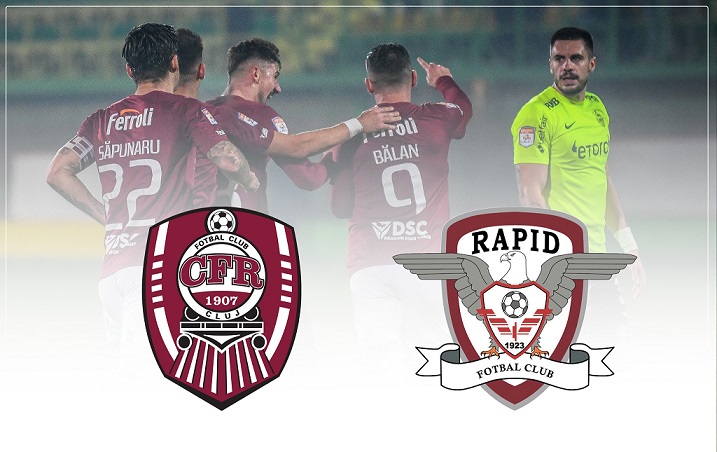20.02 Eveniment sportiv: CFR Cluj vs RAPID