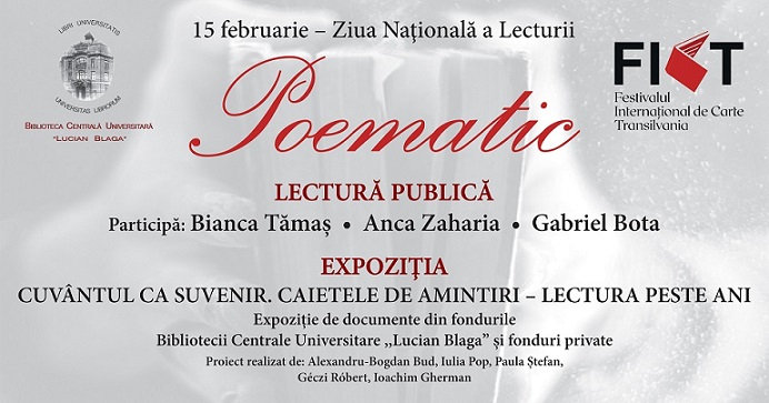 15.02 Eveniment cultural: Poematic
