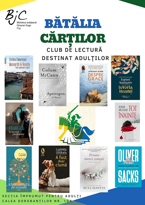 23.03 Club de lectură: Bătălia cărților