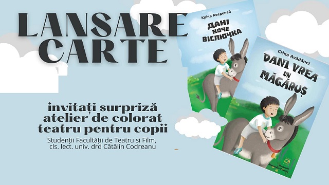 9.04 Lansare carte: Dani vrea un măgăruș