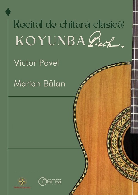 22.05 Classic guitar concert: Victor Paval & Marian Bălan