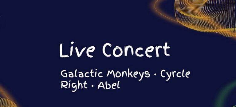 5.05 Concert: Galactic Monkeys, Cyrcle Right, Abel