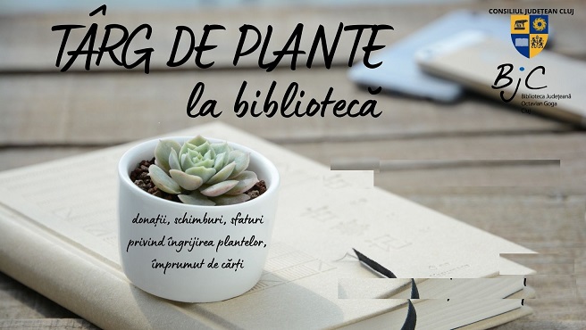 19.05 Târg de plante la bibliotecă