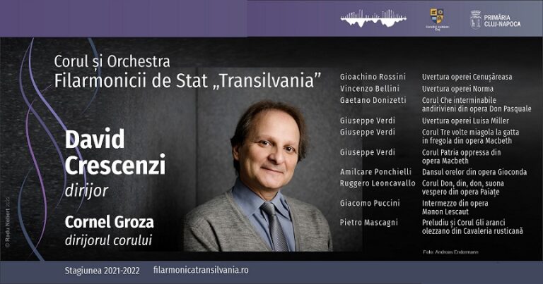 17.06 Concert vocal-simfonic – dirijor David Crescenzi