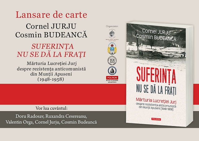 9.06 Lansare de carte: Suferința nu se dă la frați