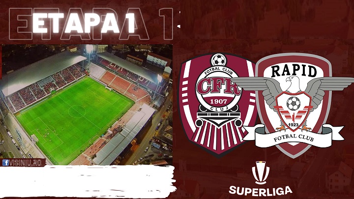 16.07 Eveniment sportiv: CFR CLUJ – RAPID