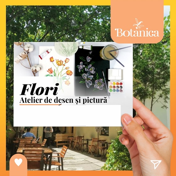 16.07 Atelier de desen si pictura: Flori