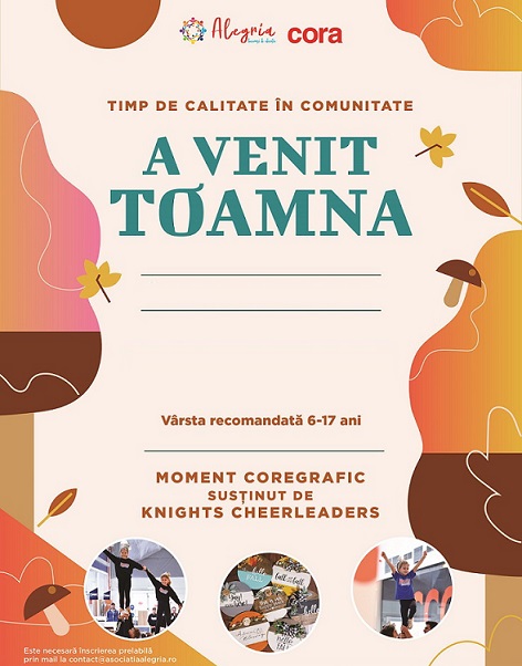 23.09 Eveniment pentru copii: A venit toamna