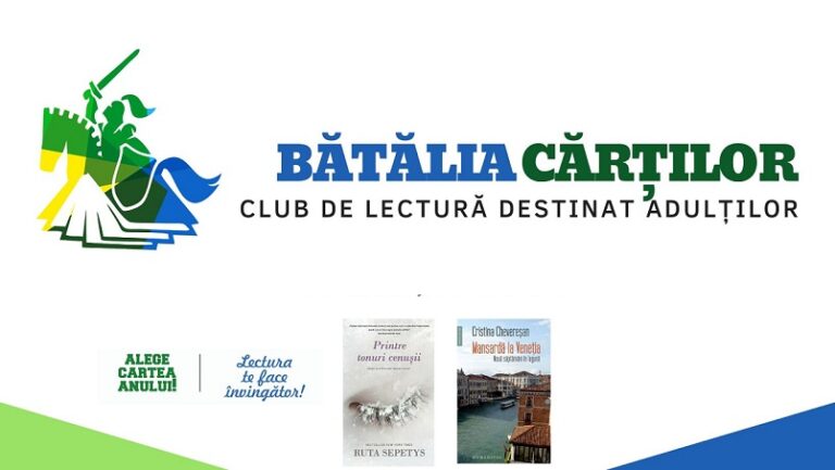 28.09 Club de lectură destinat adulților: Bătălia cărților