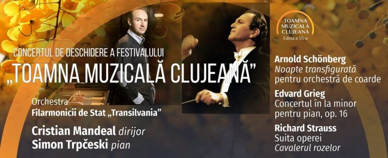 14.10 Concertul de deschidere a Toamnei Muzicale Clujene – dirijor Cristian Mandeal