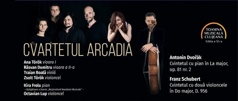 20.10 Recital cameral: Cvartetul Arcadia, Kira Frolu, Octavian Lup