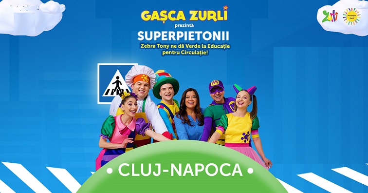 29.10 Spectacol pentru copii: Gașca Zurli – SuperPietonii
