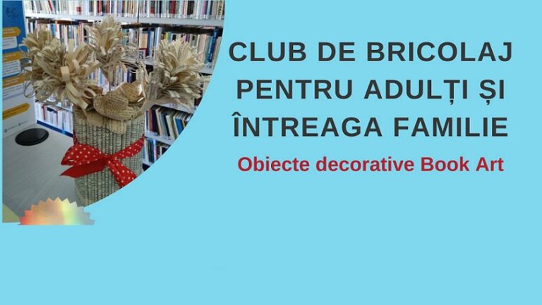 20.10 Club de bricolaj: Obiecte decorative Book Art